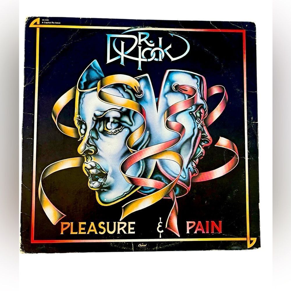 DR‎ HOOK - PLEASURE & PAIN 1978 LP 12” ROCK POP CAPITOL RECORDS VINYL RECORD